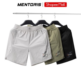 Quần Đùi Nam MENTORIS,Quần Short Chất Kaki Gió Dày Dặn,Form Regular Fit Trẻ Trung,Thoải Mái MSR2603