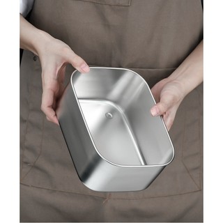 Hộp Đựng Thực Phẩm Tủ Lạnh Inox 304 Có Nắp Silicon Chống Tràn Dùng được Cho Bếp Điện Từ Hồng Ngoại 600-3000ml