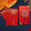 Combo Hộp Nạp Tài Và 10 Bao Lì Xì Kết Duyên Tông Đỏ Dùng Cho Cưới Hỏi, Dịp Tết, Quà Tặng Sang Trọng