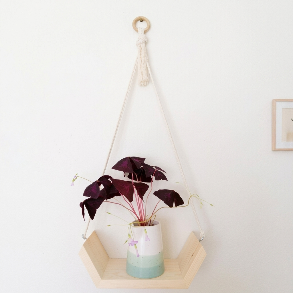 Kệ Gỗ Treo Tường Decor Trang Trí Nhà Cửa - Kệ Gỗ Kèm Dây Treo Siêu Xinh
