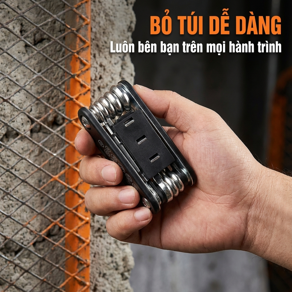 Bộ Lục Giác Đa Năng Sửa Chữa 16in1, Bộ Lục Giác Sửa Chữa Xe Đạp, Lắp Máy Móc Di Động