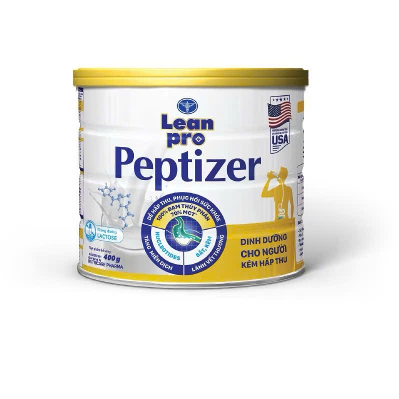 LEANPRO PEPTIZER 400g(dinh dưỡng hỗ trợ người kém hấp thu)