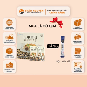 ​Sữa Hạt Macca Hạnh Nhân Óc Chó Hàn Quốc (Thùng 16 Hộp) - Sữa Hạt Dinh Dưỡng Cho Cả Gia Đình [TẶNG BỘT SỮA DÊ]