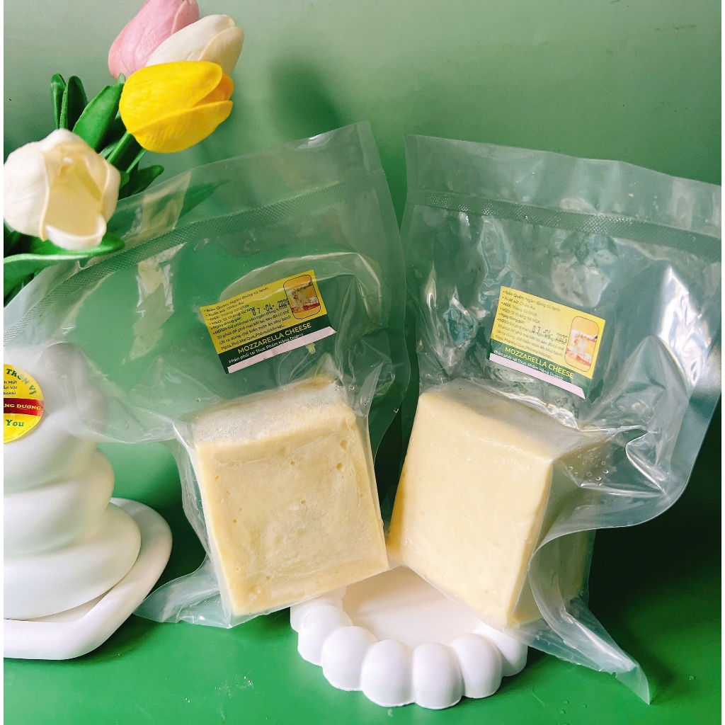 1Kg Phô Mai Mozzazzella Kéo sợi thơm, ngon _Kèm Túi Giữ Nhiệt (Chỉ giao HCM)