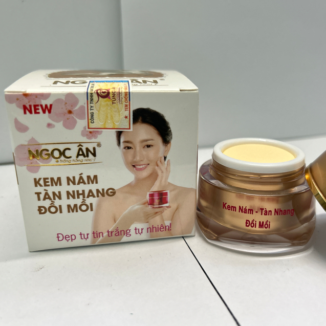 Kem Nám Ngọc Ân Ngọc Trai Collagen [Trắng-Nâu] - Mờ Tàn Nhang Đồi Mồi 10g