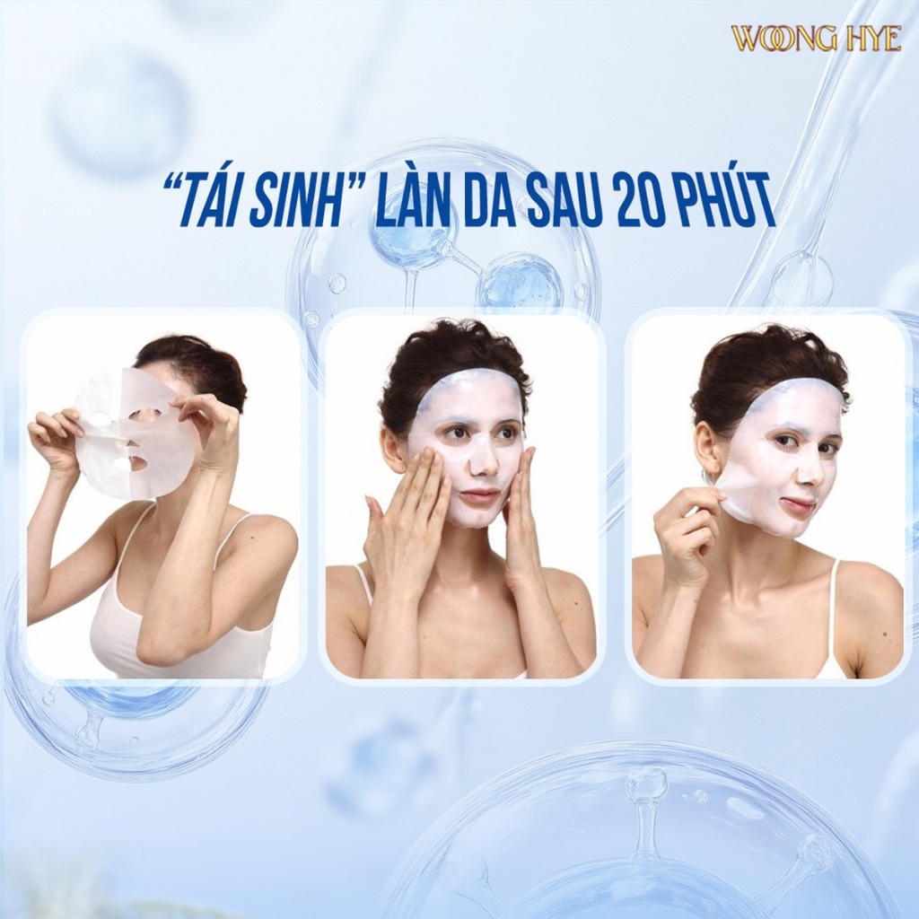 [HÀNG TẶNG] 1 miếng mặt nạ dừa Woong Hye, làm dịu da, cấp ấm chuyên sâu 25g