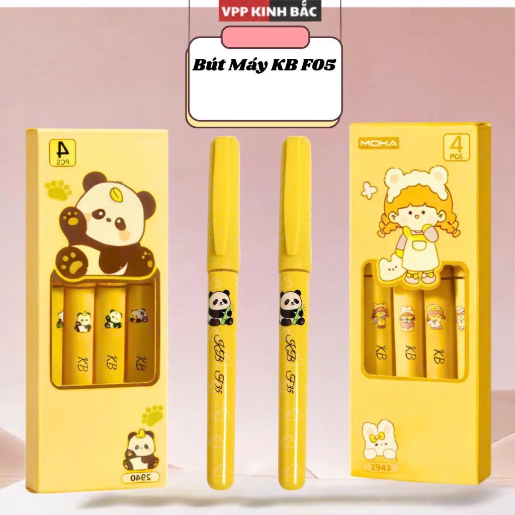 ( MẪU MỚI 2026 ) Bút Máy Bản Nâng Cấp KB-F05 - Viết Êm Trơn, Mực Ra Đều Dùng Cho Học Sinh Tiểu Học.
