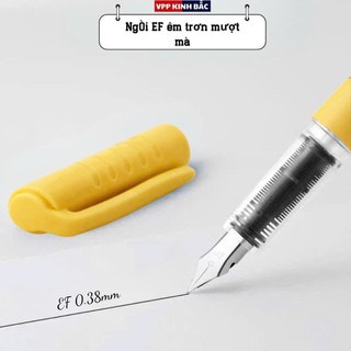 ( Mẫu Mới 2026 ) Combo Bút Máy KB-F05 Tiện Ích Ngòi EF Nâng Cấp - Viết Êm Trơn, Mực Ra Đều Dùng Cho Học Sinh Tiểu Học.
