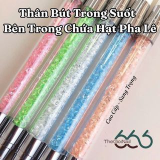 Bút Silicon Nail 2 Đầu Đa Năng – Cọ Silicone Đắp Gel, Chà Bột Tráng Gương, Dán Sticker Nail Chuyên Dụng THEGIOINAIL666