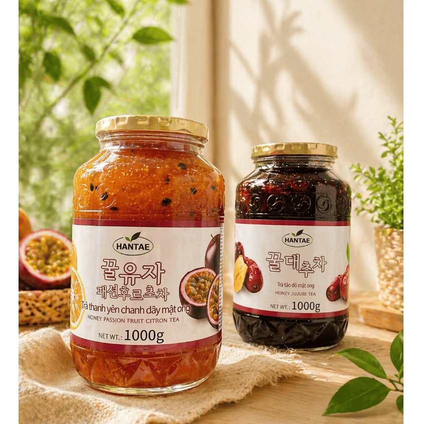 COMBO TRÀ TÁO ĐỎ + TRÀ THANH YÊN CHANH DÂY MẬT ONG HANTAE