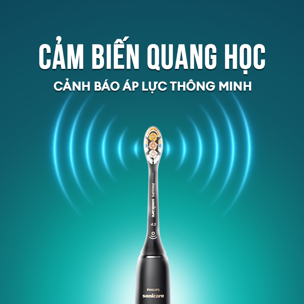 Bàn chải điện Philips Sonicare HX9914 DiamondClean 9000 – làm trắng răng, kết nối app