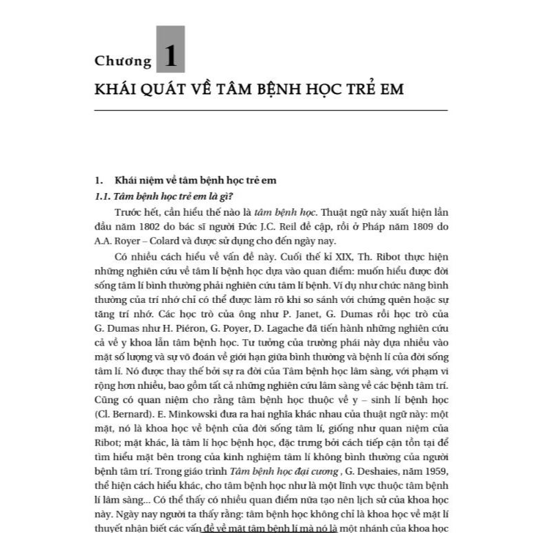 Sách - Tâm bệnh học trẻ em lứa tuổi mầm non