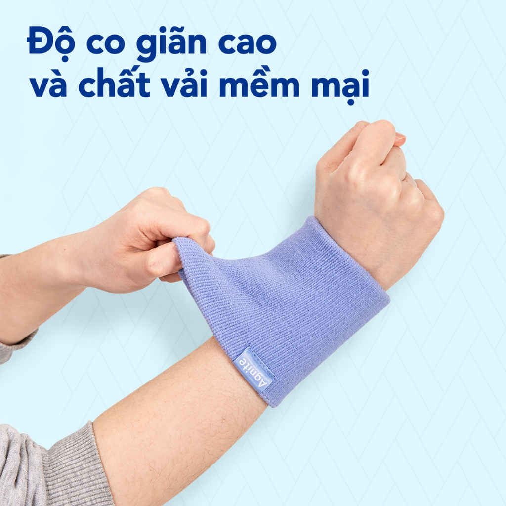 Cặp 2 băng đeo cổ tay thể thao AGNITE, chất liệu cotton thấm hút mồ hôi, phù hợp nhiều bộ môn thể thao - FL102