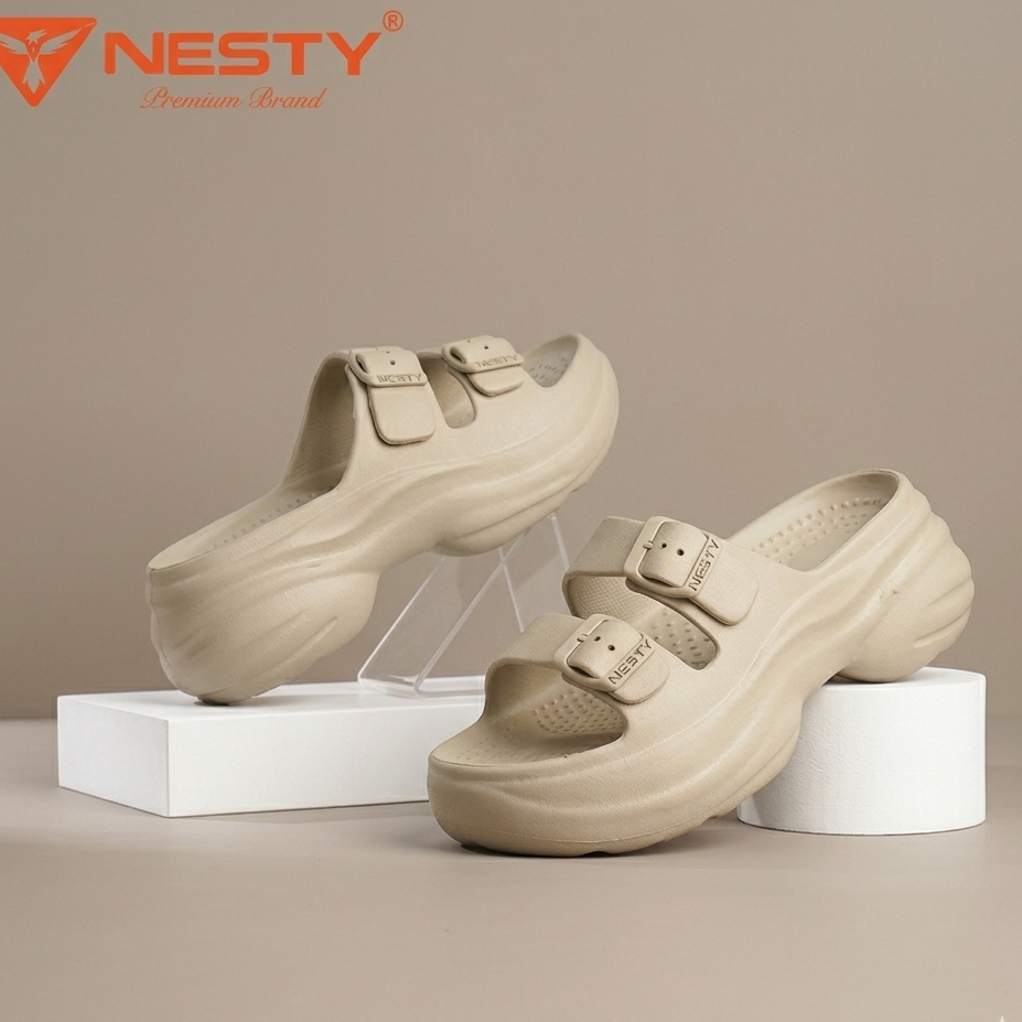 [NE63 ] Dép Hai Quai Ngang NESTY Đế Độn 6cm - EVA Nguyên Khối, Siêu Nhẹ ...