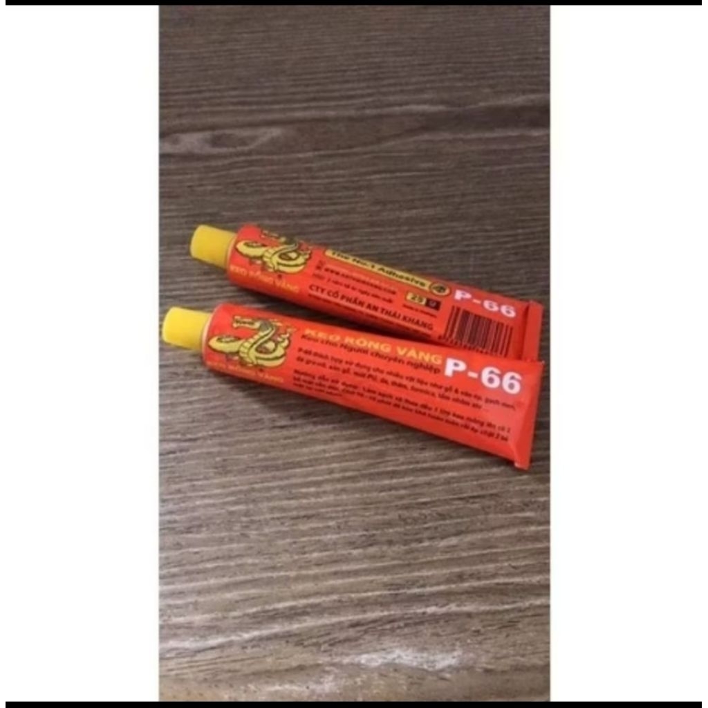 Kéo dán đa năng Rồng Vàng P66( keo con rồng) combo 2tuyp