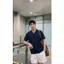 Áo Polo Len Dệt Kim Cổ V 𝐂𝐎𝐎𝐋𝐂𝐑𝐄𝐖 Không Cúc Ngắn Tay Vải Cotton Thoáng Mát Phong Cách Hàn Quốc ALH13 APN110