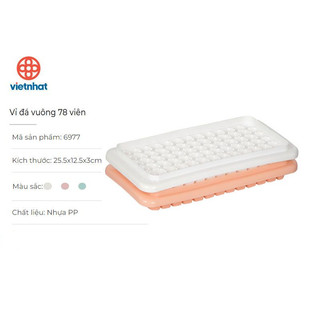 Khay đá, khay làm đá, khay làm đá 50v, 33v, 16v, 9v, 8v  viên nhỏ nhựa Việt Nhật - 6932, 6933, 6934, 6975, 6976, 6977