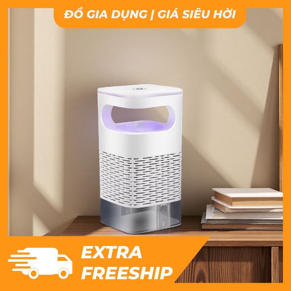 [Đặc Biệt] Đèn Bắt Muỗi Diệt Côn Trùng, Máy Bắt Muỗi Thông Minh Có Đèn Led Tia UV Tiết Kiệm Điện Làm Đèn Ngủ