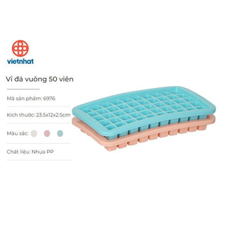 Combo 3 khay làm đá 50v, 33v, 16v, 9v, 8v nhựa viên có nắp Việt Nhật - 6932, 6933, 6934, 6921, 6978, 6975, 6976, 6977