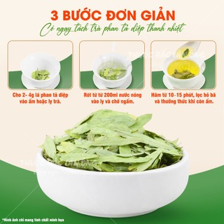 Lá phan tả diệp 500g, trà phan tả, lá xanh, thơm, không vụn, hỗ trợ thải độc, táo bón - Lãn Ông