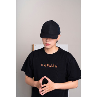 Mũ lưỡi trai thể thao màu đen vải nhung tăm RECKLESSCAPMAN CM98