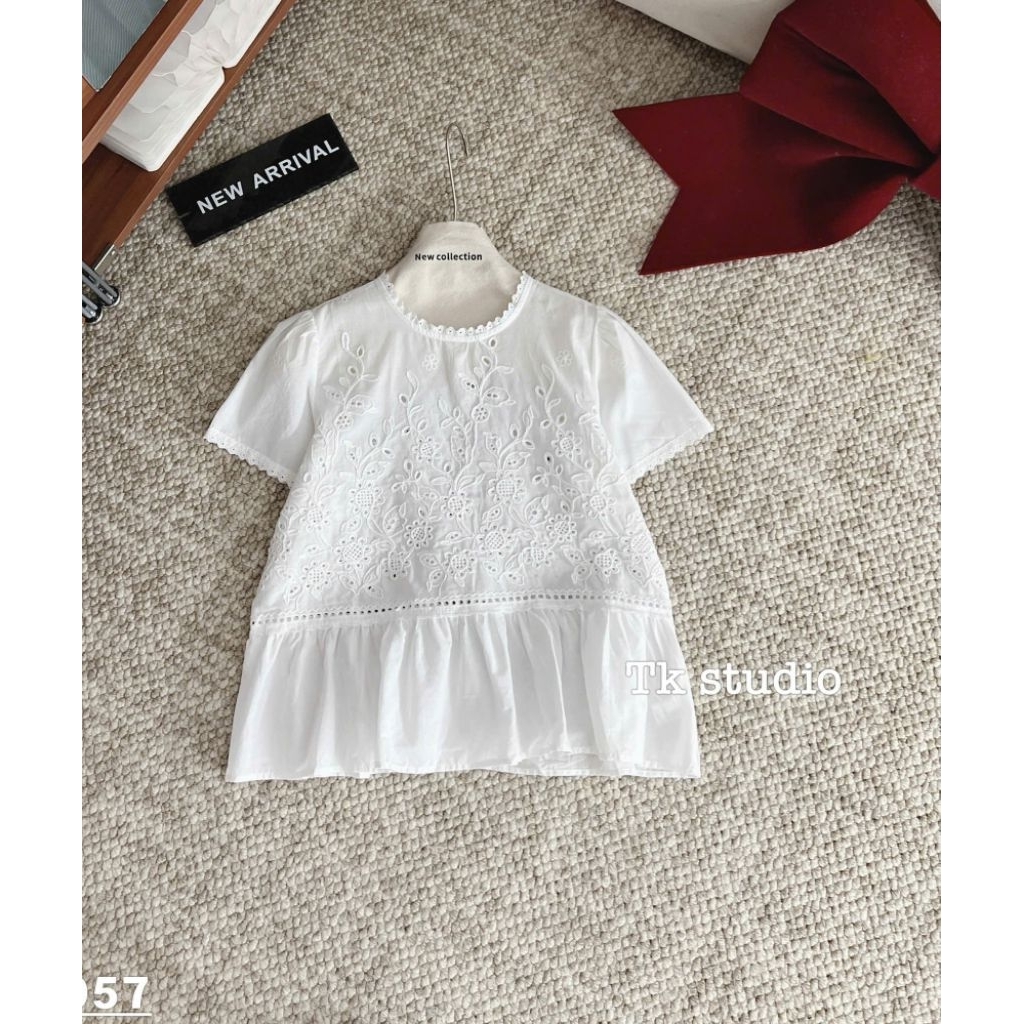 [𝑯𝒂 𝑨𝒏𝒉] Áo Sơ Mi Cộc Babydoll QCL1
