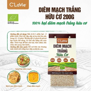 Hạt diêm mạch Quinoa hữu cơ C'lavie/ Sottolestelle