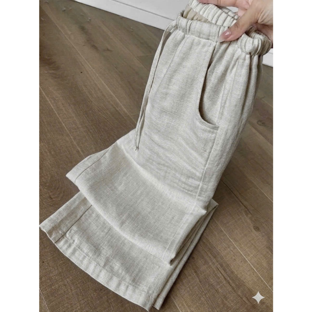 𝗥𝗼𝗿𝘆 𝗣𝗮𝗻𝘁𝘀 -| Quần Linen Bamboo full chun