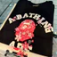 Áo Thun BAPE Head Graphic - 100% Cotton 250GSM Raven Studio Cao Cấp
