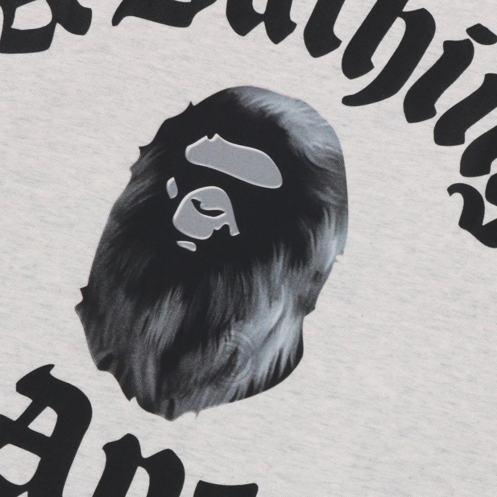 [Full Tag] Áo Thun BAPE Head Graphic - 100% Cotton 250GSM Raven Studio Cao Cấp