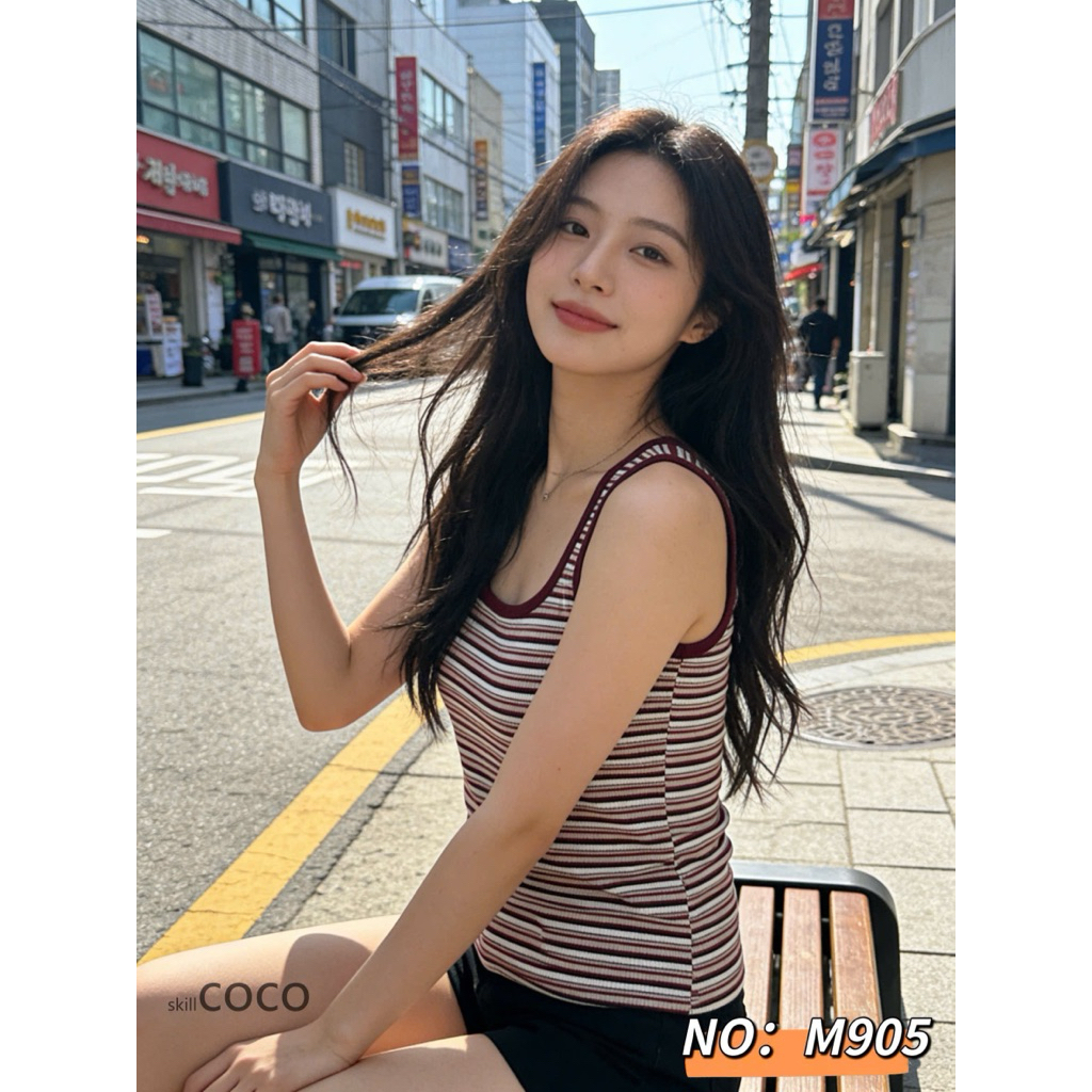 Áo ba lỗ 905#  chất tăm cottong có nỉ nhẹ.