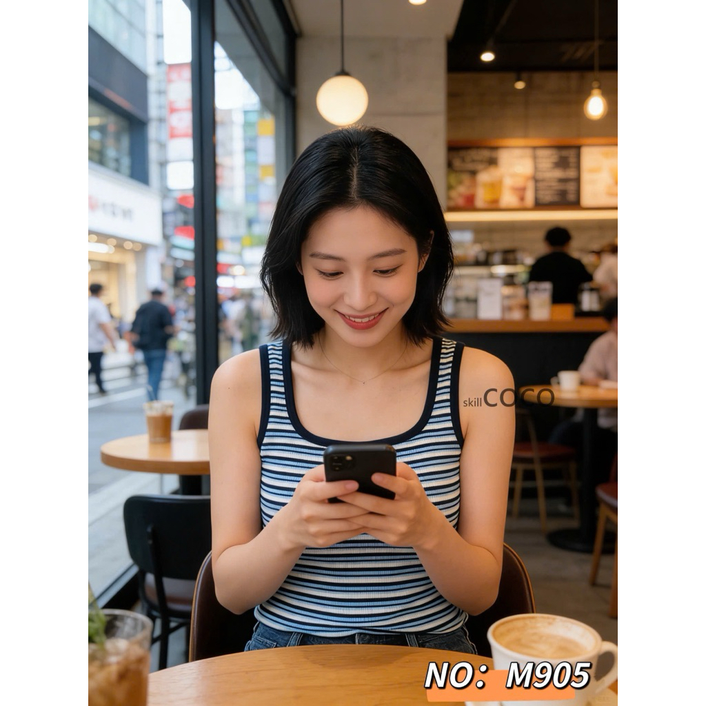 Áo ba lỗ 905#  chất tăm cottong có nỉ nhẹ.