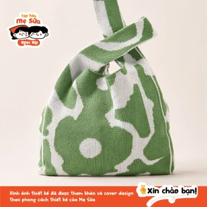 Túi Knot Len "Matcha Garden" – Sắc Xanh Tươi Mát