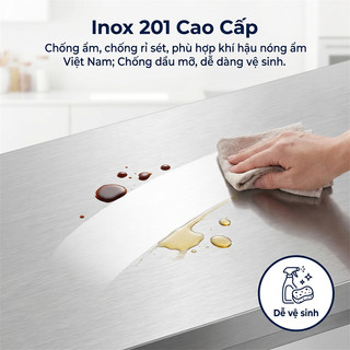 BMZAR Kệ để đồ nhà bếp inox 304 chất lượng cao Kệ bếp đa năng 5 tầng Kệ Inox Nhà Bếp Cao Cấp