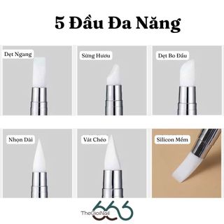 Bút Silicon Nail 2 Đầu Đa Năng – Cọ Silicone Đắp Gel, Chà Bột Tráng Gương, Dán Sticker Nail Chuyên Dụng THEGIOINAIL666