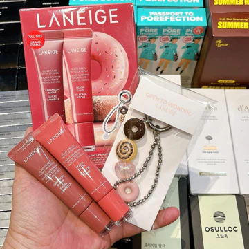[CHÍNH HÃNG 100%] SET SON DƯỠNG LANEIGE + KEYCHAIN DONUT