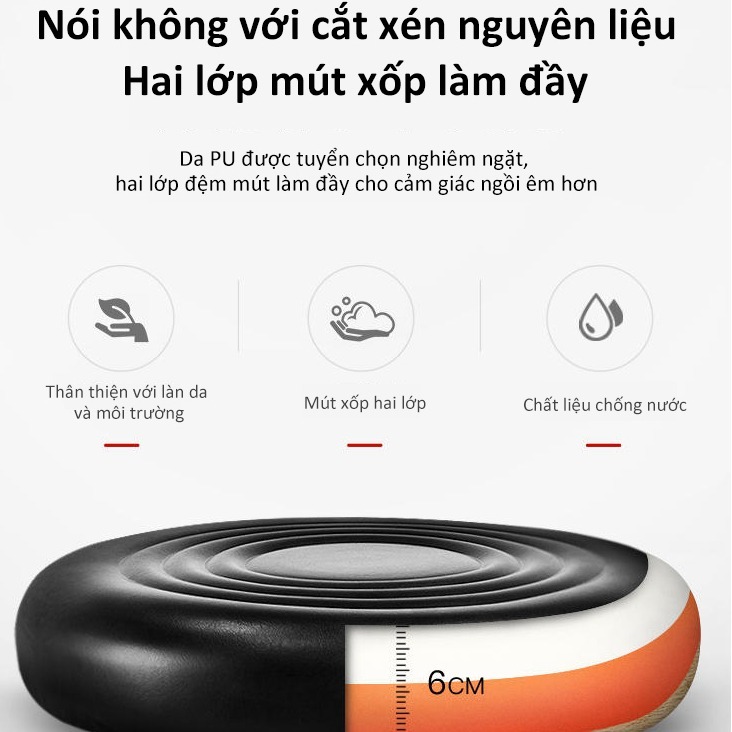 Ghế quầy bar xoay, ghế đôn nâng hạ, ghế chân cao hiện đại có tựa lưng, ghế tròn tiệm làm đẹp