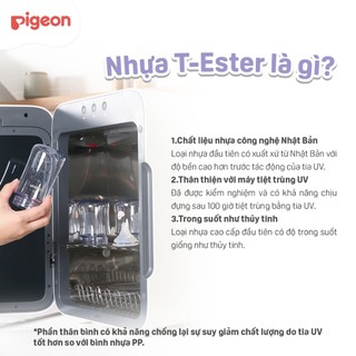 [T-ESTER] Bình sữa Pigeon chống đầy hơi cổ rộng cho bé sơ sinh núm ti siêu mềm chống sặc chính hãng