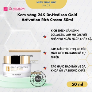 Kem vàng 24K Dr.Hedison Gold Activation Rich Cream 50ml