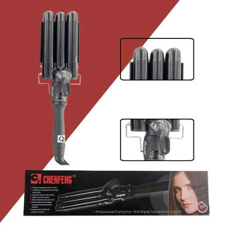 ₫ Máy Uốn Tóc Xoăn Sóng 3 Trục Dập Sóng Nước, Máy Uống Làm Tóc Đẹp Chuẩn Salon