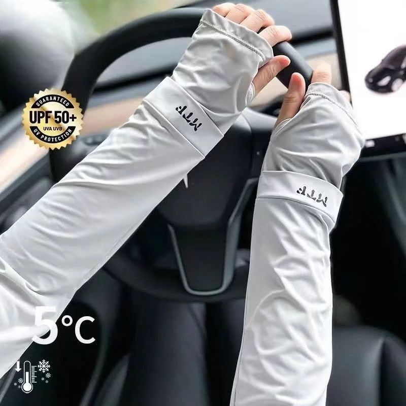 [Peinn] Ống Tay Chống Nắng Vải Thun Lạnh Chống Tia Cực Tím UPF50+,  Chống Nắng Ngoài Trời Co Giãn Tốt OTA05