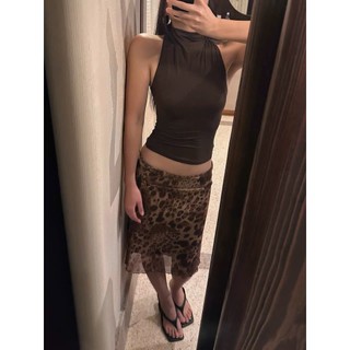 Chân váy Sienna Leopard Sheer M563