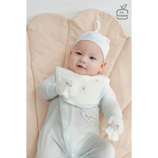 La pomme SS26.T4.1 BST sơ sinh La Pomme đại dương diệu kỳ - xanh cho bé nb-3m