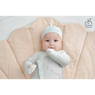 La pomme SS26.T4.1 BST sơ sinh La Pomme đại dương diệu kỳ - xanh cho bé nb-3m