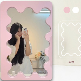 gương soi toàn thân lượn sóng mini kích thước 60x40 gương soi toàn thân