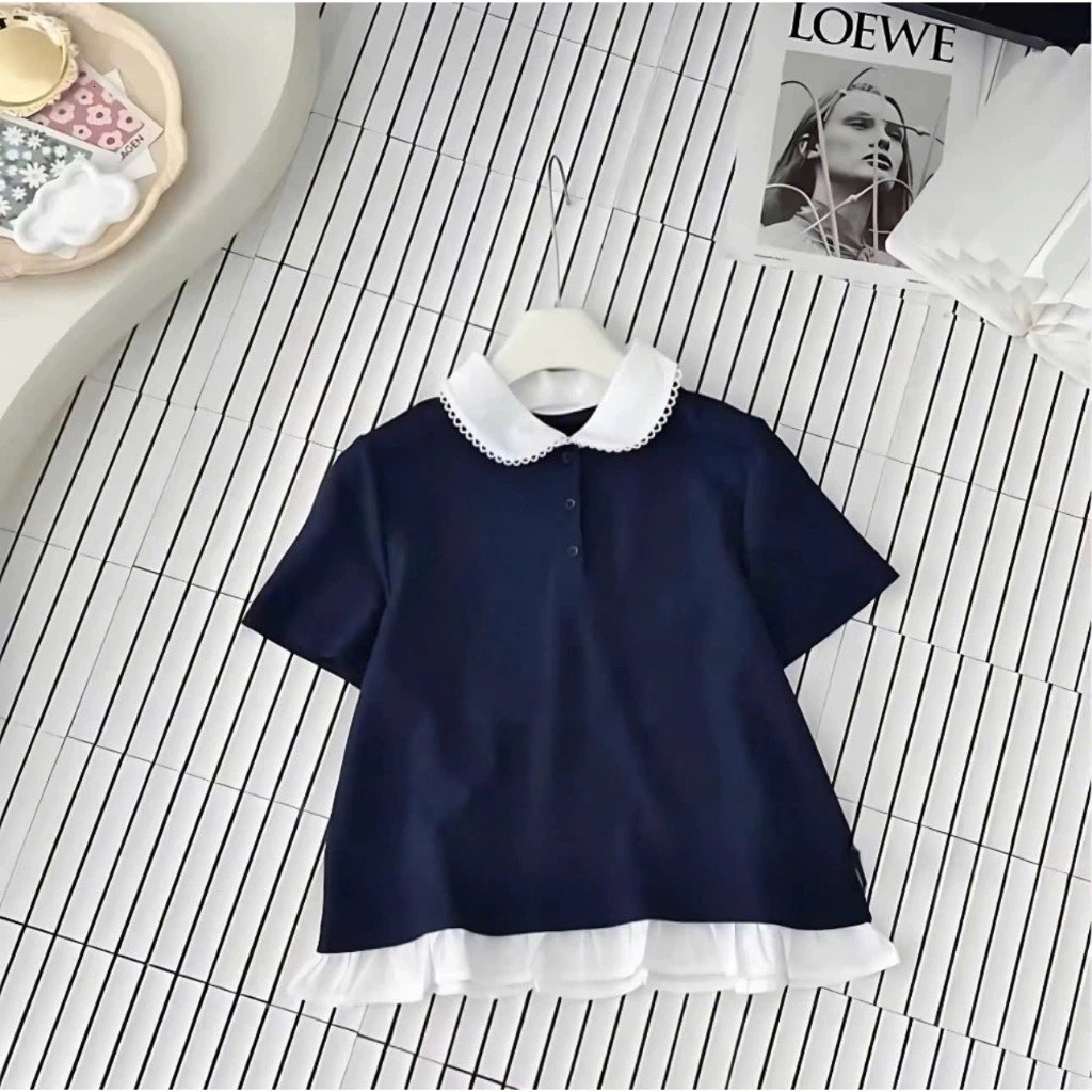 [Peinn] ÁO POLO CỔ SEN phối viền bèo chất liệu cotton trẻ trung nhẹ nhàng hot trend 12 THÁNG SÁU MA1521