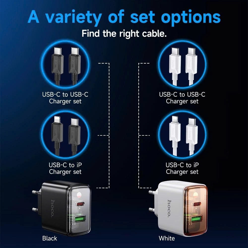 Bộ sạc nhanh 30W hoco CS42A chính hãng 2 cổng sạc tiêu chuẩn an toàn không nóng máy BH 6 tháng