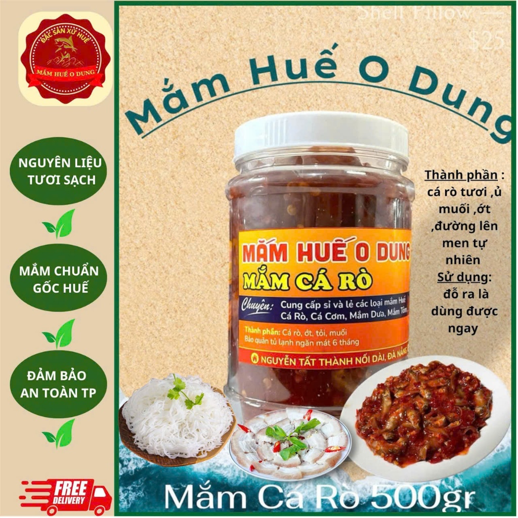 [500gr] Mắm Cá Rò (Giò) Mắm Ngon Đầu Mùa Đậm Đà Gia Vị Truyền Thống Huế Mắm Huế O Dung