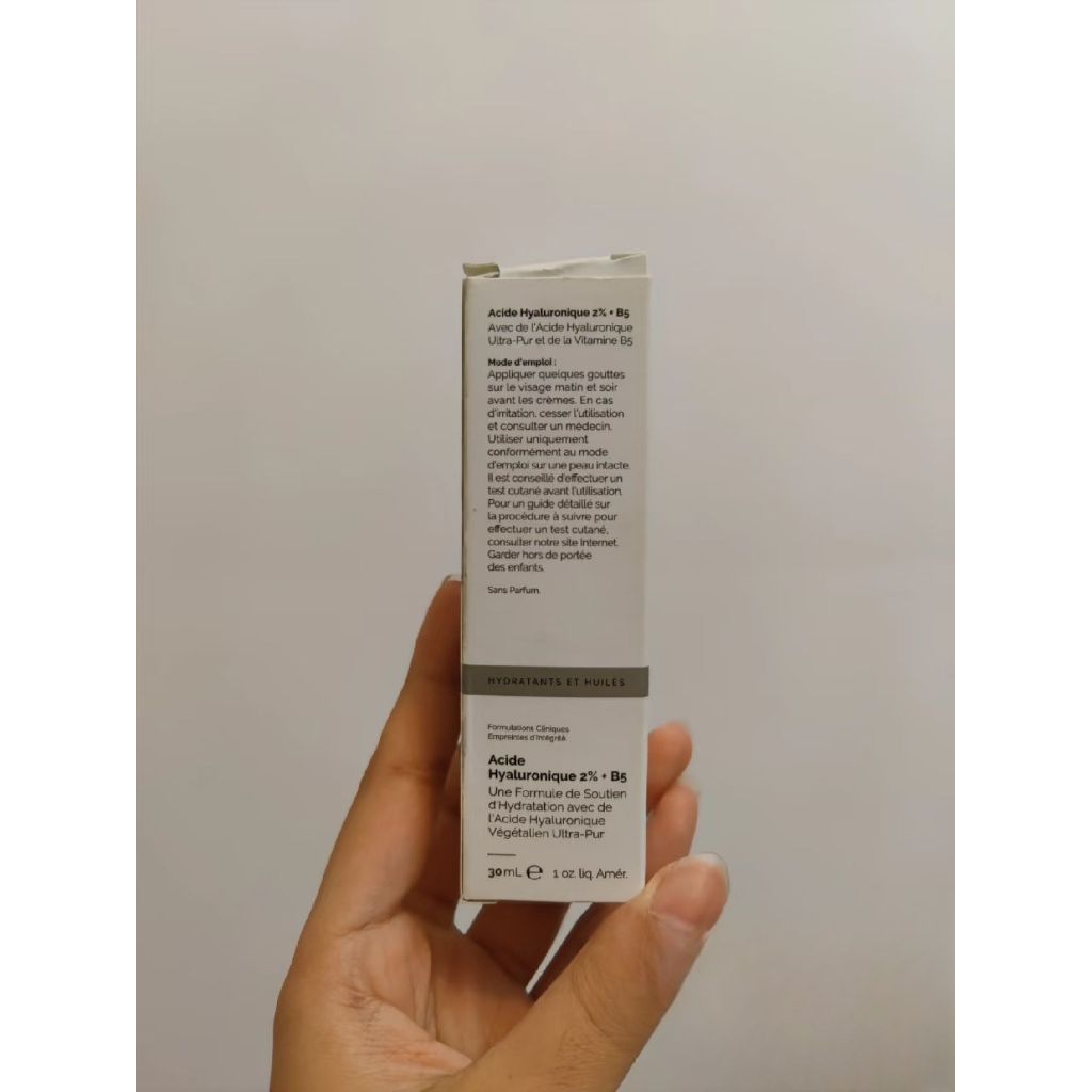Kem serum The Ordinary 2% HA + B5 30ml phù hợp mọi loại da, đặc biệt da khô nhạy cảm, giữ ẩm lâu dài