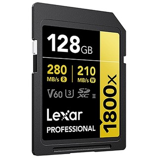 Thẻ nhớ Máy Ảnh SDXC Lexar Professional 128GB 1800x UHS-II U3 V60 đọc 270MB/s ghi 205MB/s (Gold) - Phụ Kiện Nhất Tín